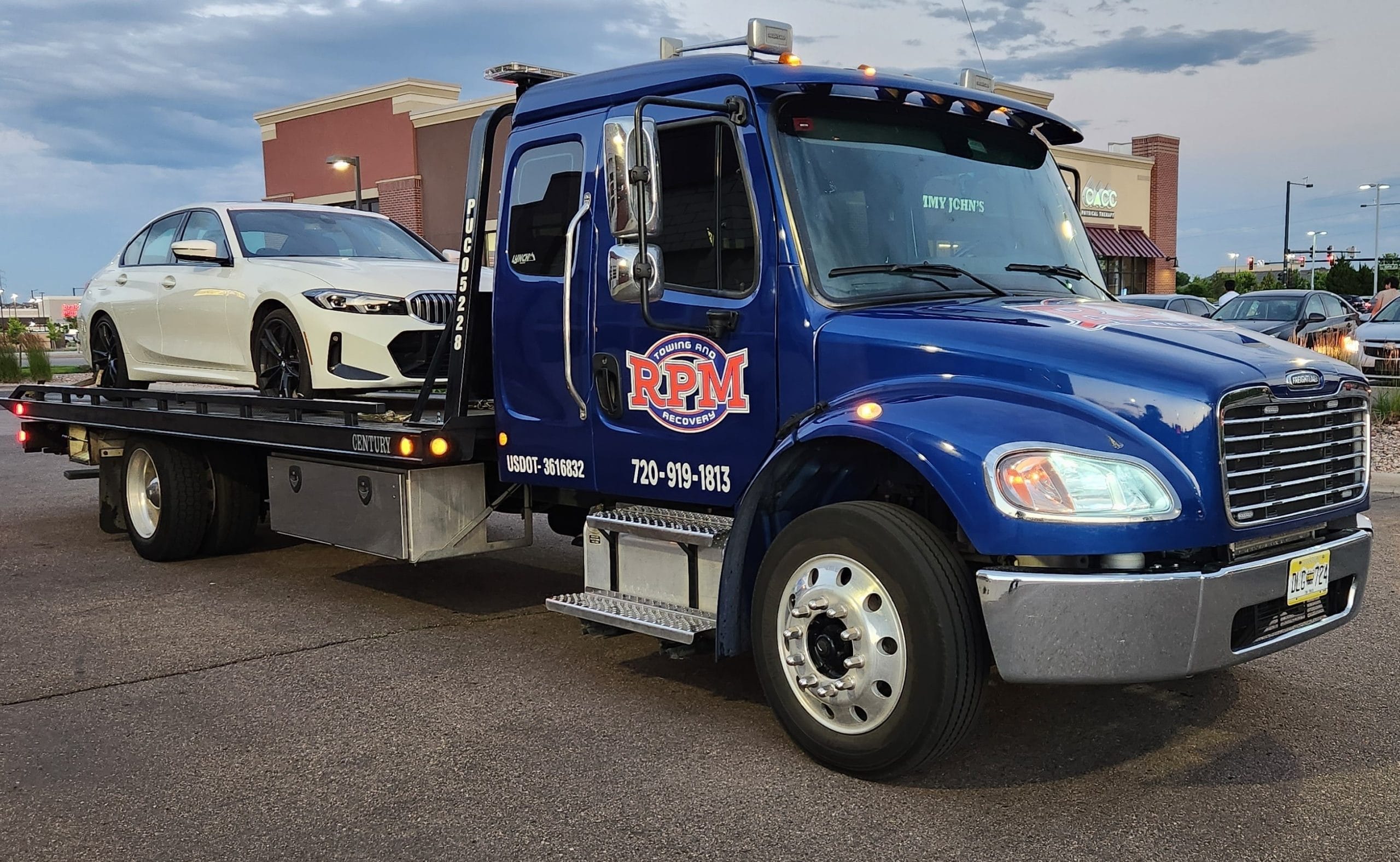 this image shows roadside assistance in Lakewood, CO